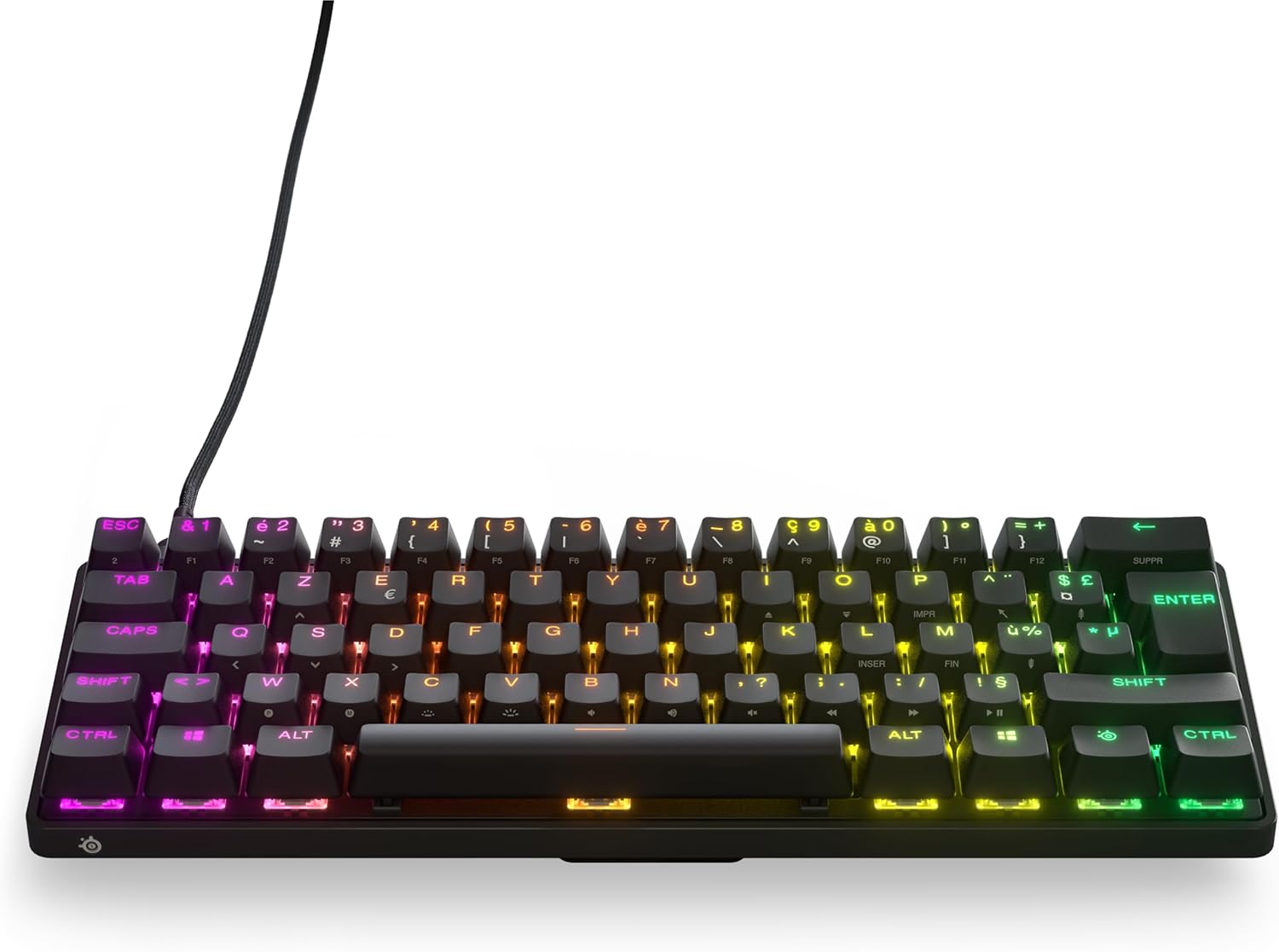 SteelSeries Apex Pro Mini Gen 3 OmniPoint 3.0 HyperMagnetic-schakelaars - Verstelbare activering - Rapid Trigger - Presets voor games - Protection Mode - Rapid Tap/SOCD - RGB - PBT-keycaps - UK QWERTY