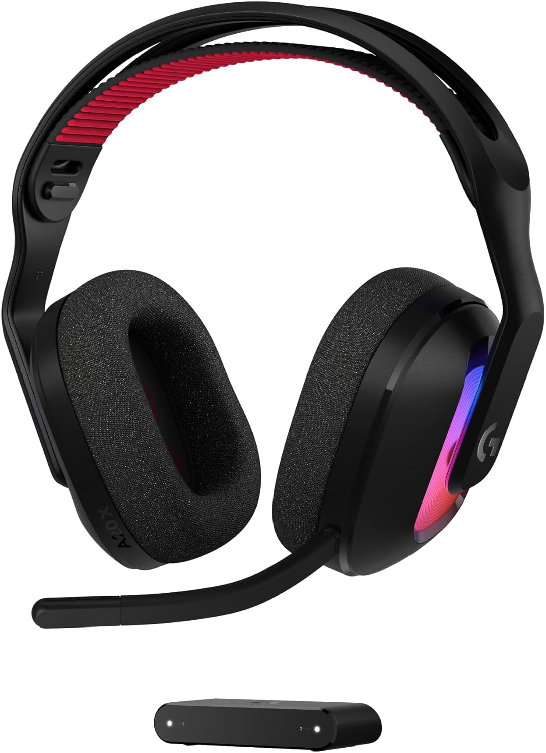 Logitech G Astro A50 X LIGHTSPEED trådlöst spelheadset + batteriladdare, PRO-G GRAPHENE, PLAYSYNC för Xbox Series X|S + PS5 + PC/Mac, Nintendo Switch 2, Bluetooth, HDMI 2.1 Passthru - Vit