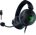 Razer Kraken V4 - Draadloze Gaming Headset (3 Modes Connectiviteit, TriForce 40mm Drivers, 9-Zone RGB Earcup Verlichting, Mix & Volume aanpassingen, THX Spatial Audio) Zwart
