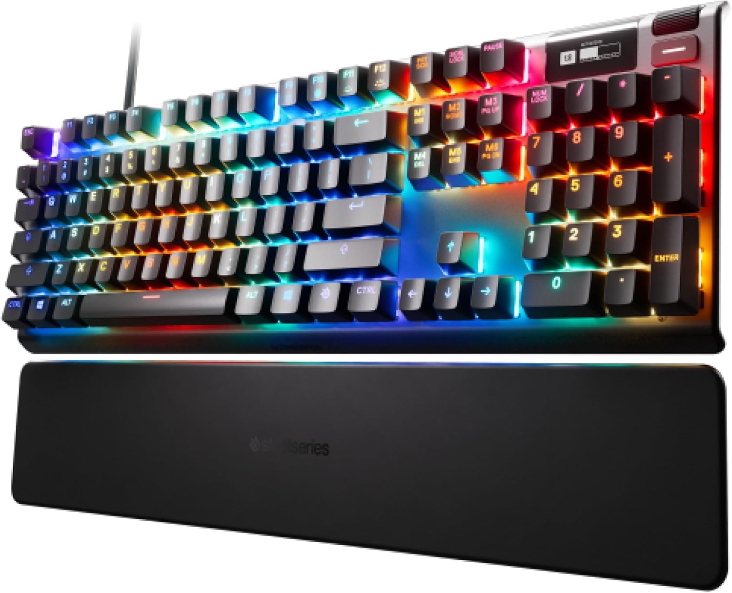 SteelSeries Apex Pro Mini Gen 3 OmniPoint 3.0 HyperMagnetic-schakelaars - Verstelbare activering - Rapid Trigger - Presets voor games - Protection Mode - Rapid Tap/SOCD - RGB - PBT-keycaps - UK QWERTY