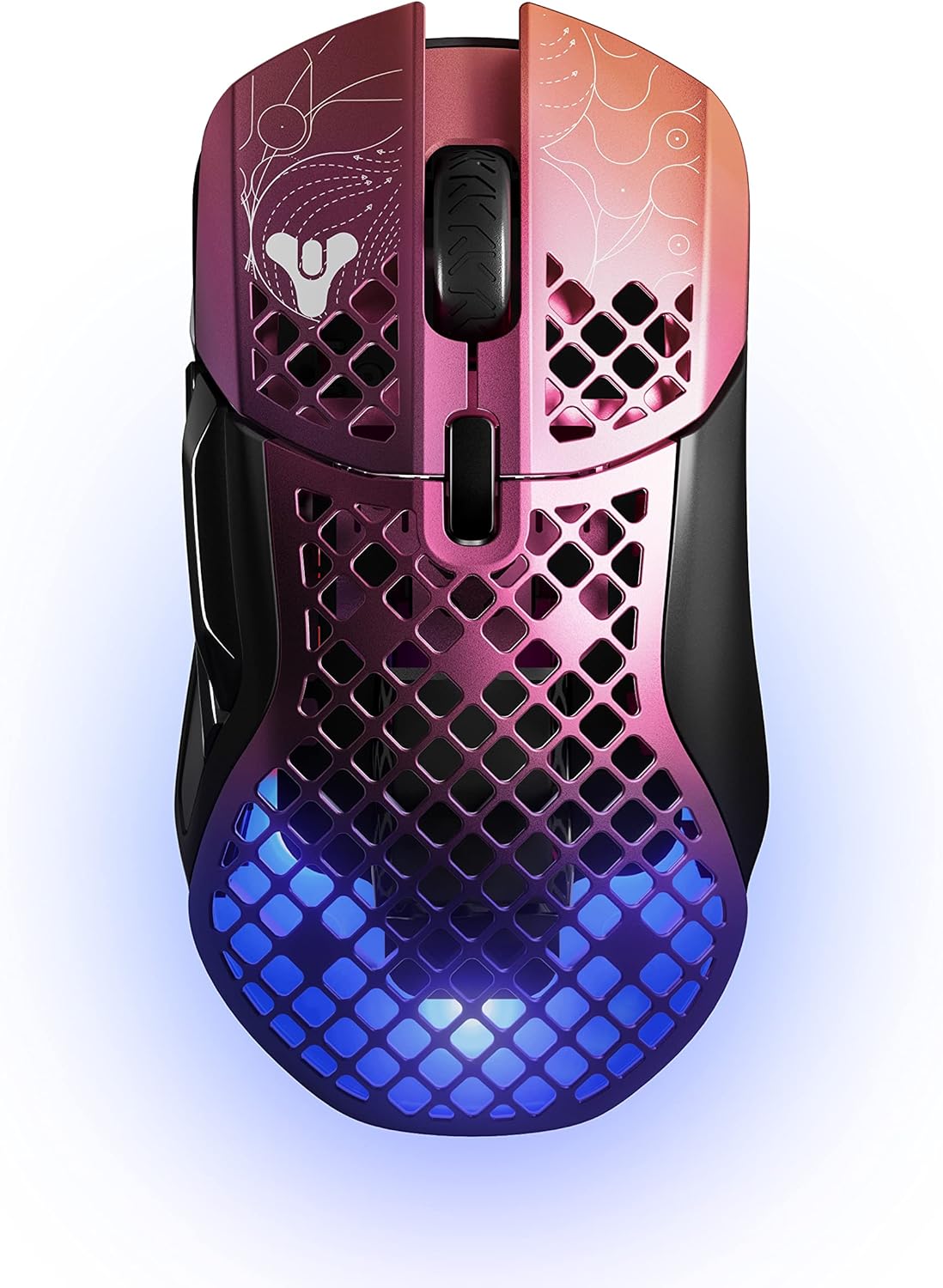 SteelSeries Aerox 3 - Geperforeerde RGB-gamingmuis - Ultralicht waterbestendig ontwerp - 8,500 DPI TrueMove Core optische sensor - Snow