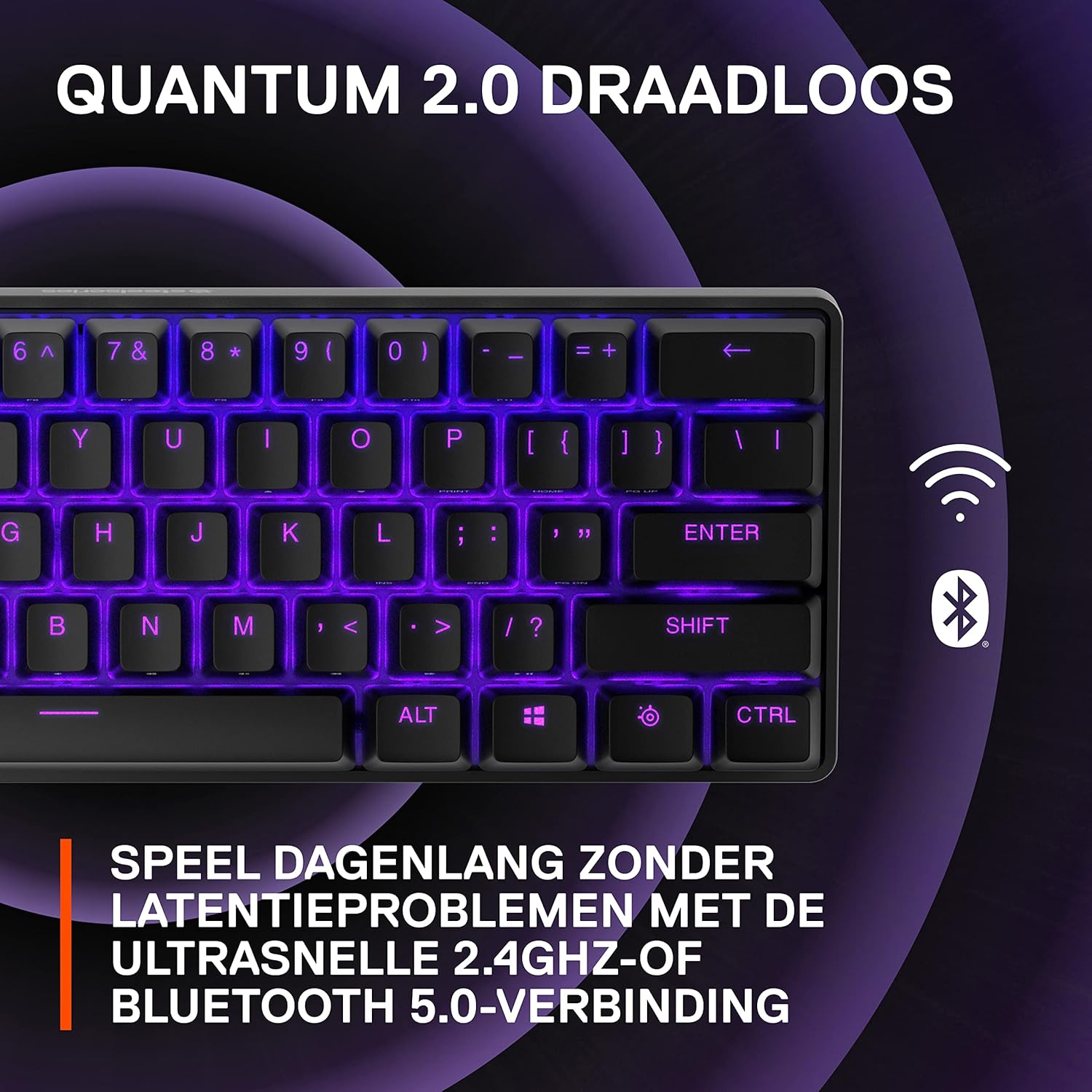 SteelSeries Apex Pro Mini Gen 3 OmniPoint 3.0 HyperMagnetic-schakelaars - Verstelbare activering - Rapid Trigger - Presets voor games - Protection Mode - Rapid Tap/SOCD - RGB - PBT-keycaps - UK QWERTY