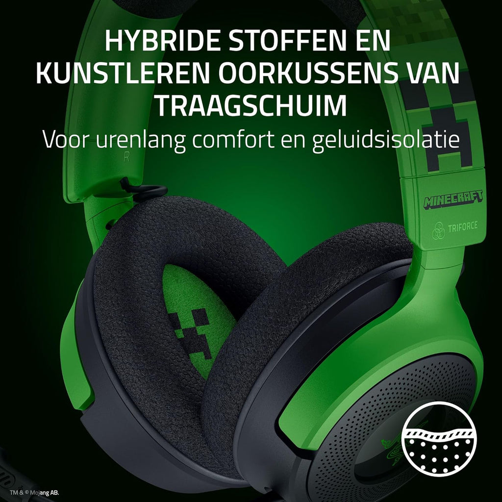 Razer Kraken V4 - Draadloze Gaming Headset (3 Modes Connectiviteit, TriForce 40mm Drivers, 9-Zone RGB Earcup Verlichting, Mix & Volume aanpassingen, THX Spatial Audio) Zwart