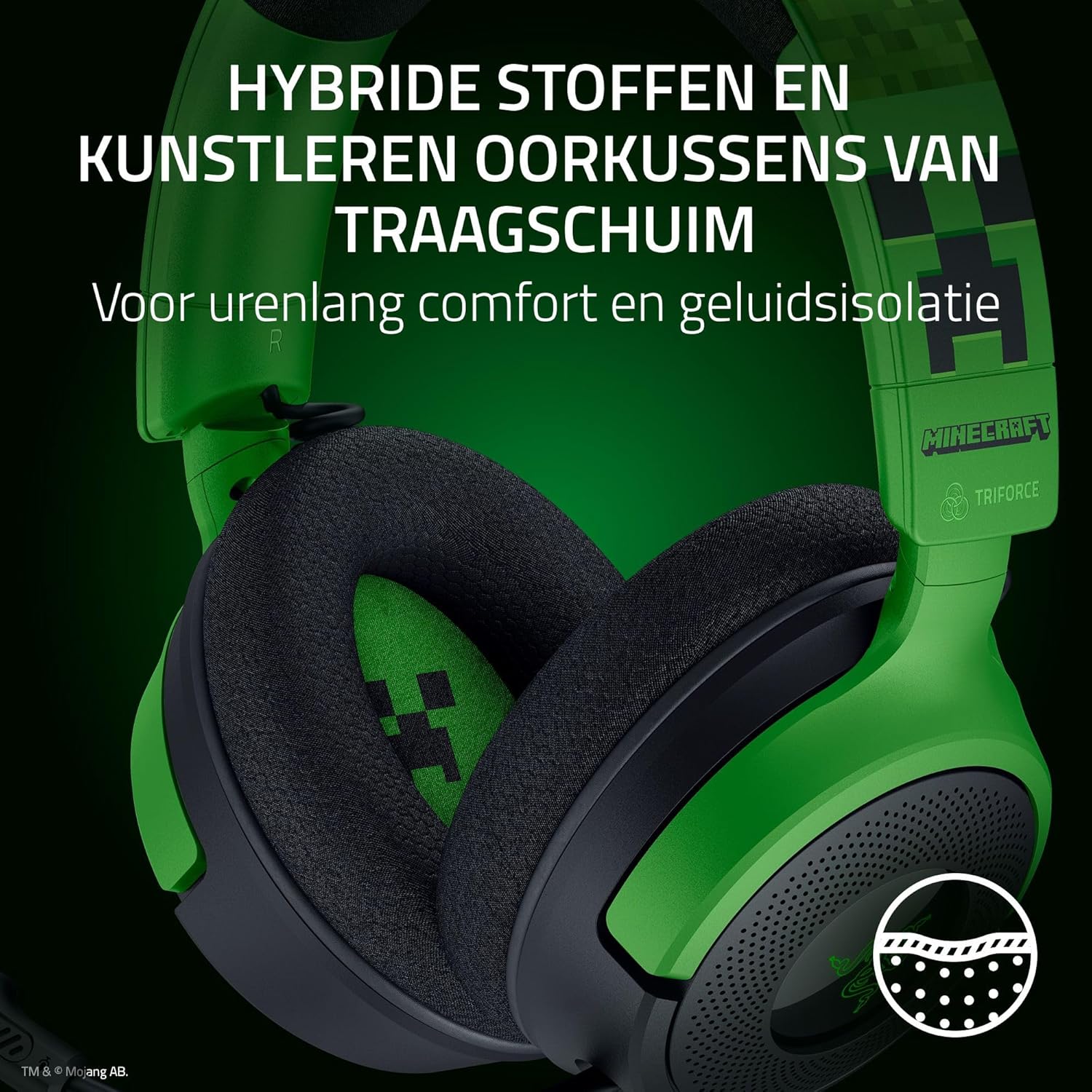 Razer Kraken V4 - Draadloze Gaming Headset (3 Modes Connectiviteit, TriForce 40mm Drivers, 9-Zone RGB Earcup Verlichting, Mix & Volume aanpassingen, THX Spatial Audio) Zwart