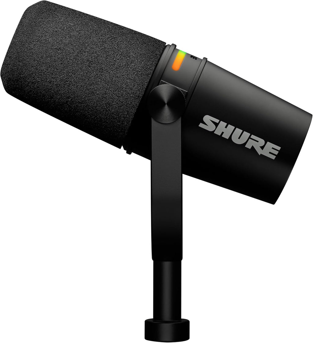 Shure MV7i Slimme Podcast Microfoon + Ingebouwde Audio Interface