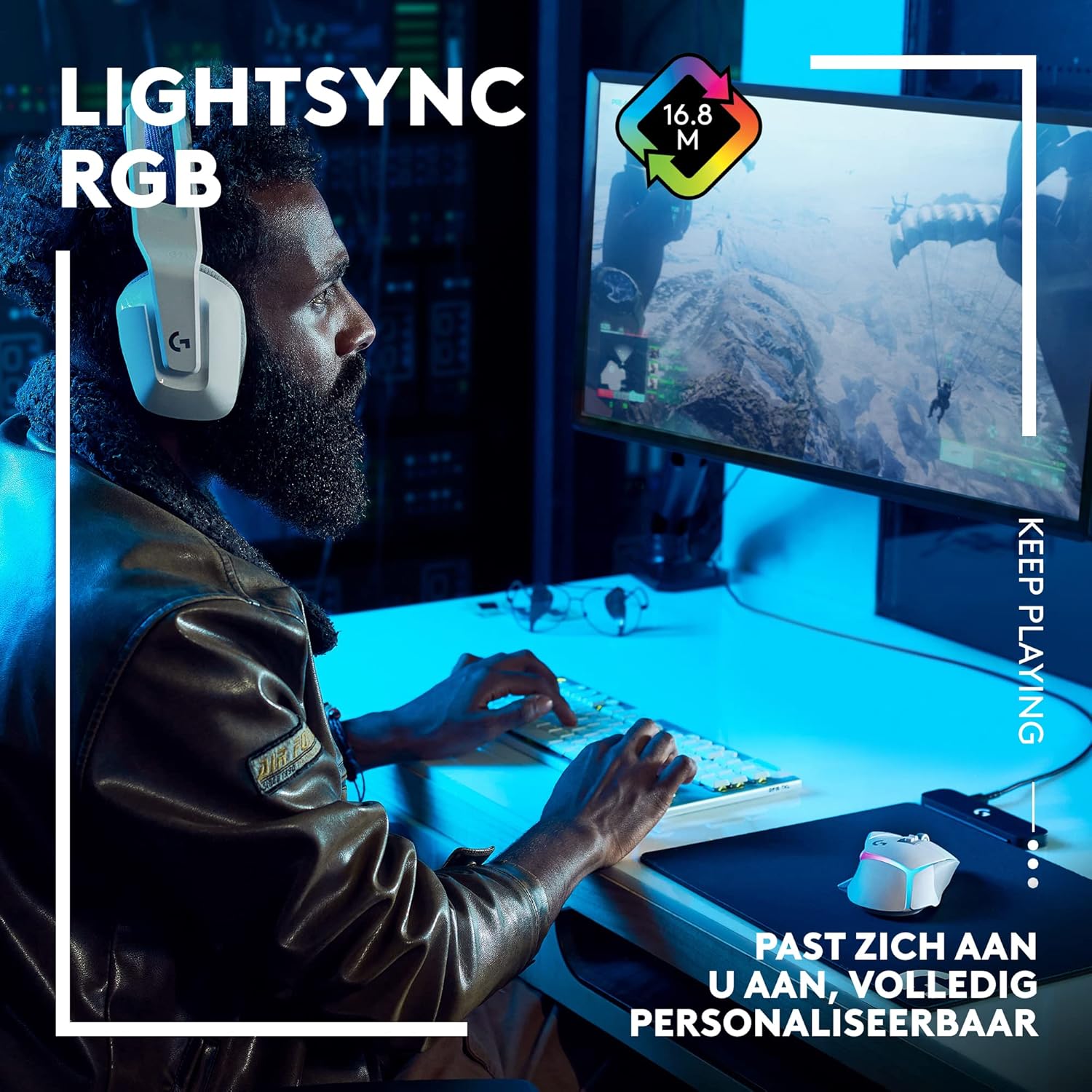 Logitech G502 X Bedrade Gamingmuis - LIGHTFORCE hybride, optisch-mechanische, primaire schakelaars, HERO 25K gaming sensor, voor PC - MacOS/Windows - Zwart