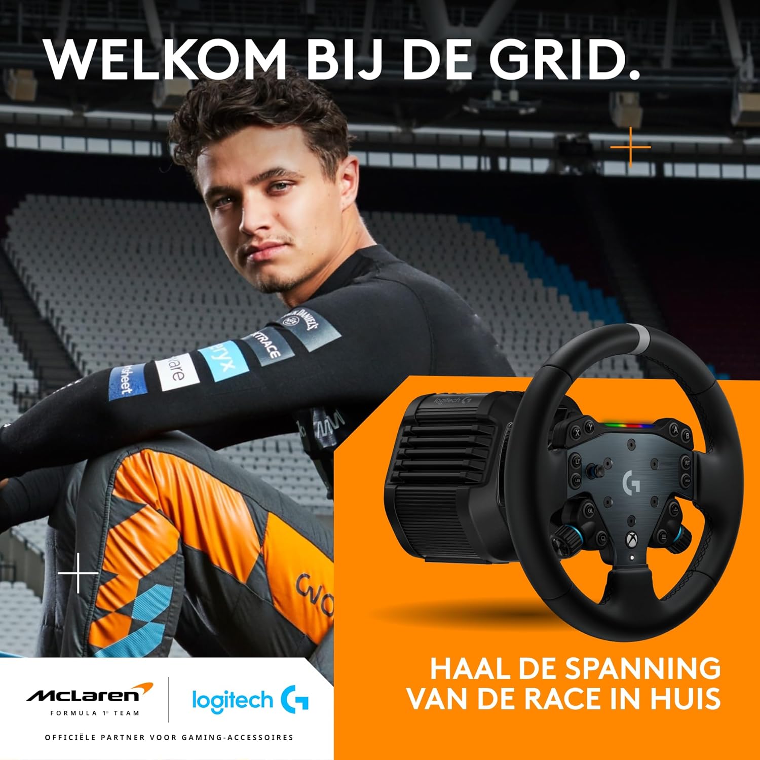 Logitech G G923-racestuur en -pedalen, TRUEFORCE tot een force feedback van 1000 Hz, responsief rijden, startregeling voor dubbele koppeling, stuurhoes van echt, voor PS5, PS4, pc, Mac - Zwart