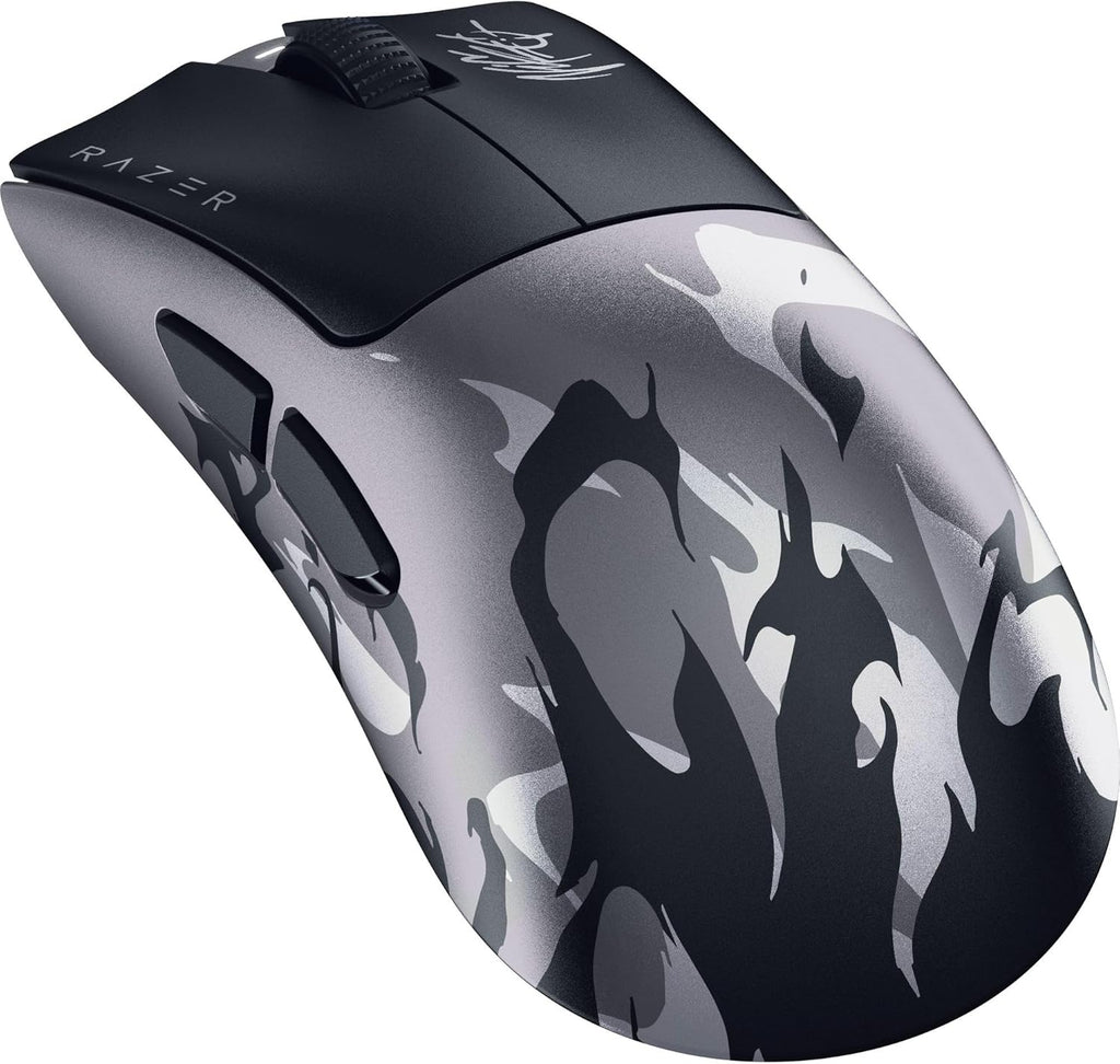 Razer DeathAdder V4 Pro NiKo Edition - Ultralichtgewicht draadloze Ergonomische Esports Muis - 57 g - 2,4 GHz Hyperspeed - Focus Pro 45K Sensor - 8K Hz Polling - Optische Schakelaars - PC/Mac | NiKo