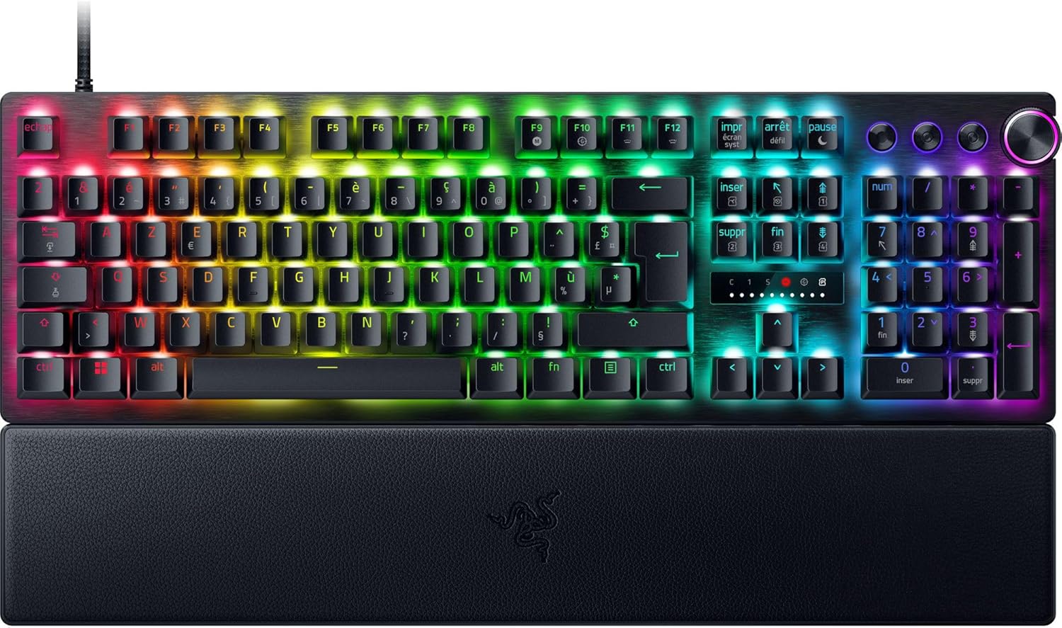 Razer Huntsman Mini (Rode Schakelaar) - Compact 60% gaming toetsenbord (Lineaire Optische Schakelaars, Doubleshot PBT toetskappen, Afneembare USB-C kabel) QWERTY US layout | Zwart
