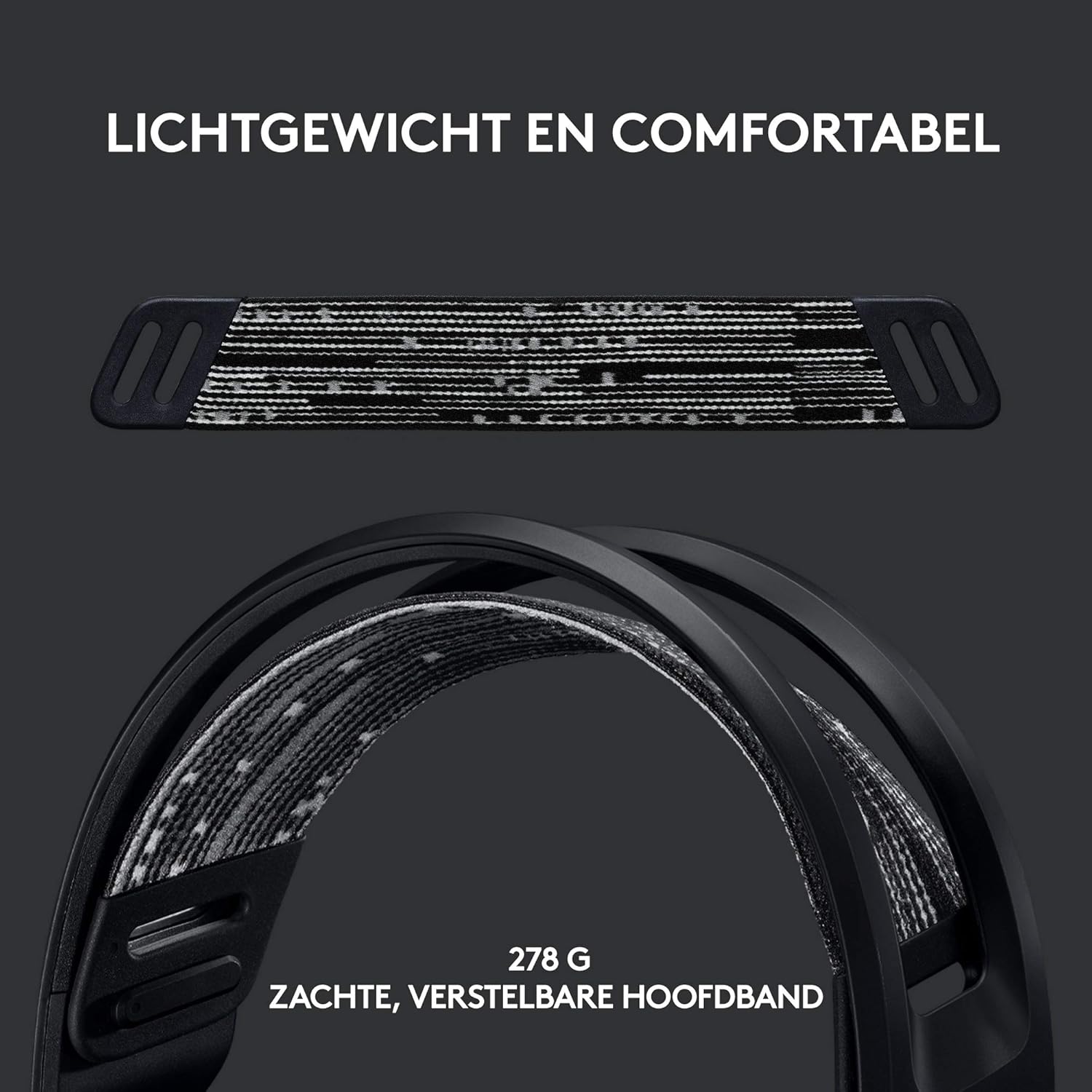 Logitech G522 LIGHTSPEED draadloze gaming headset, LIGHTSYNC RGB, microfoon en geavanceerde gesynchroniseerde audio, drievoudige connectiviteit - LIGHTSPEED, Bluetooth, USB-A naar USB-C voor pc -Zwart