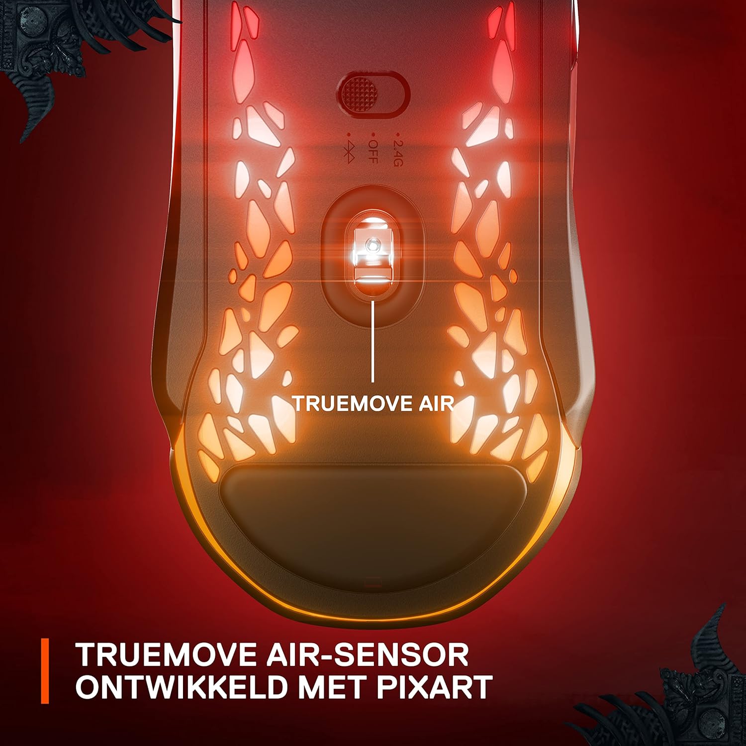 SteelSeries Aerox 3 - Geperforeerde RGB-gamingmuis - Ultralicht waterbestendig ontwerp - 8,500 DPI TrueMove Core optische sensor - Snow