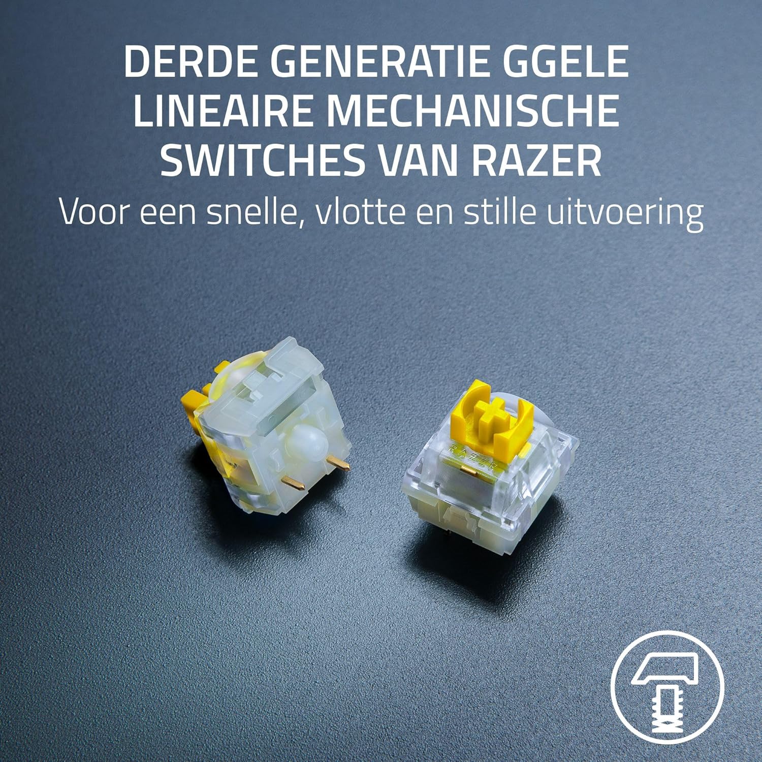 Razer BlackWidow V4 - Mechanisch gaming toetsenbord met Chroma RGB (Mechanische Razer gele schakelaars, 6 speciale macro toetsen, Doubleshot ABS keycaps) QWERTY US Layout | Zwart