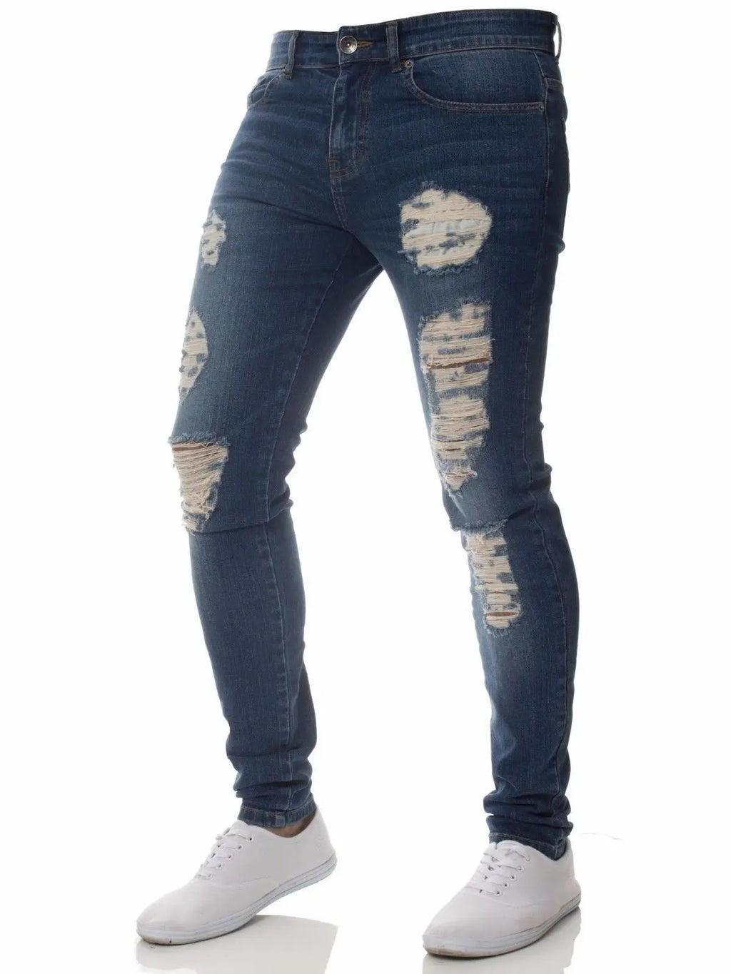Mens Black Jeans Slim Fit Quality Gray Casual Male Jeans Pants Skinny Fit Men Pants Hip Hop Streetwear Cotton Denim Trousers